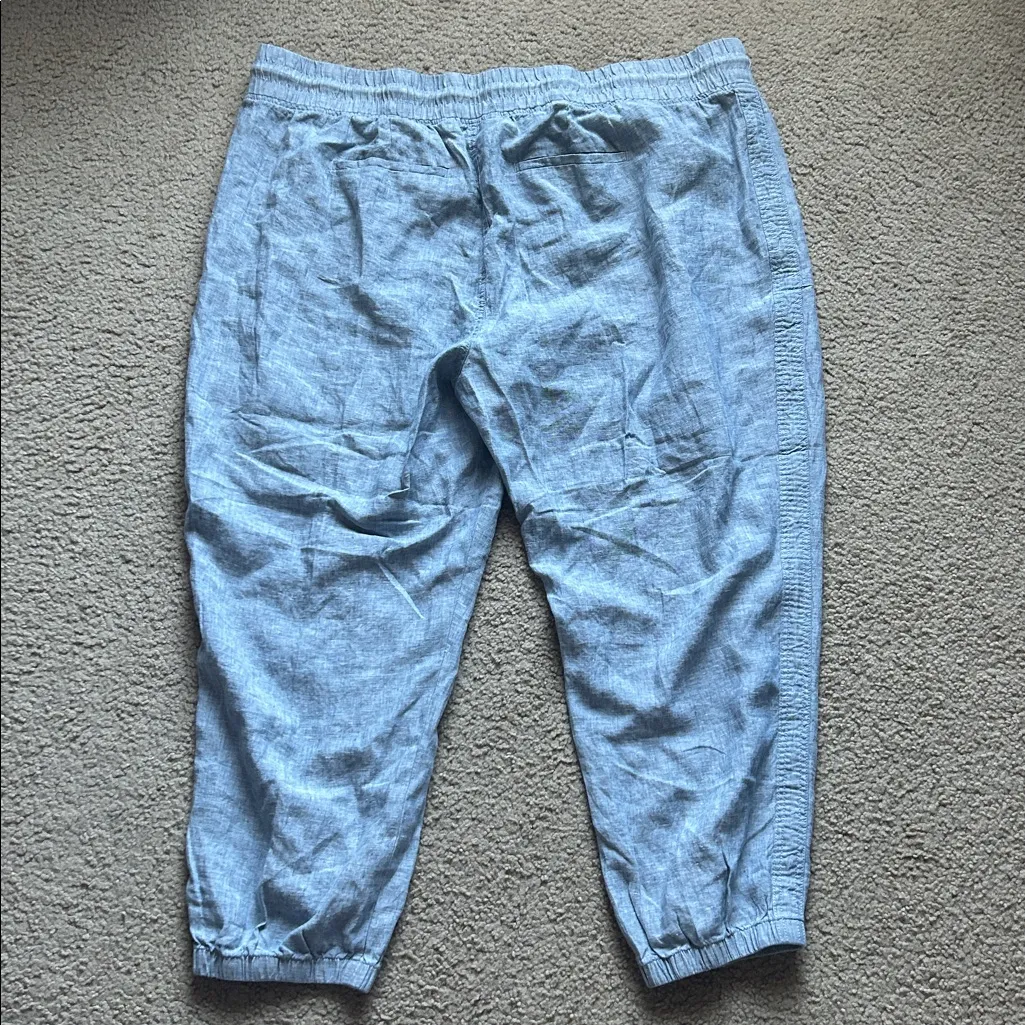 Athleta Light Blue Cabo Linen Jogger - Image 6