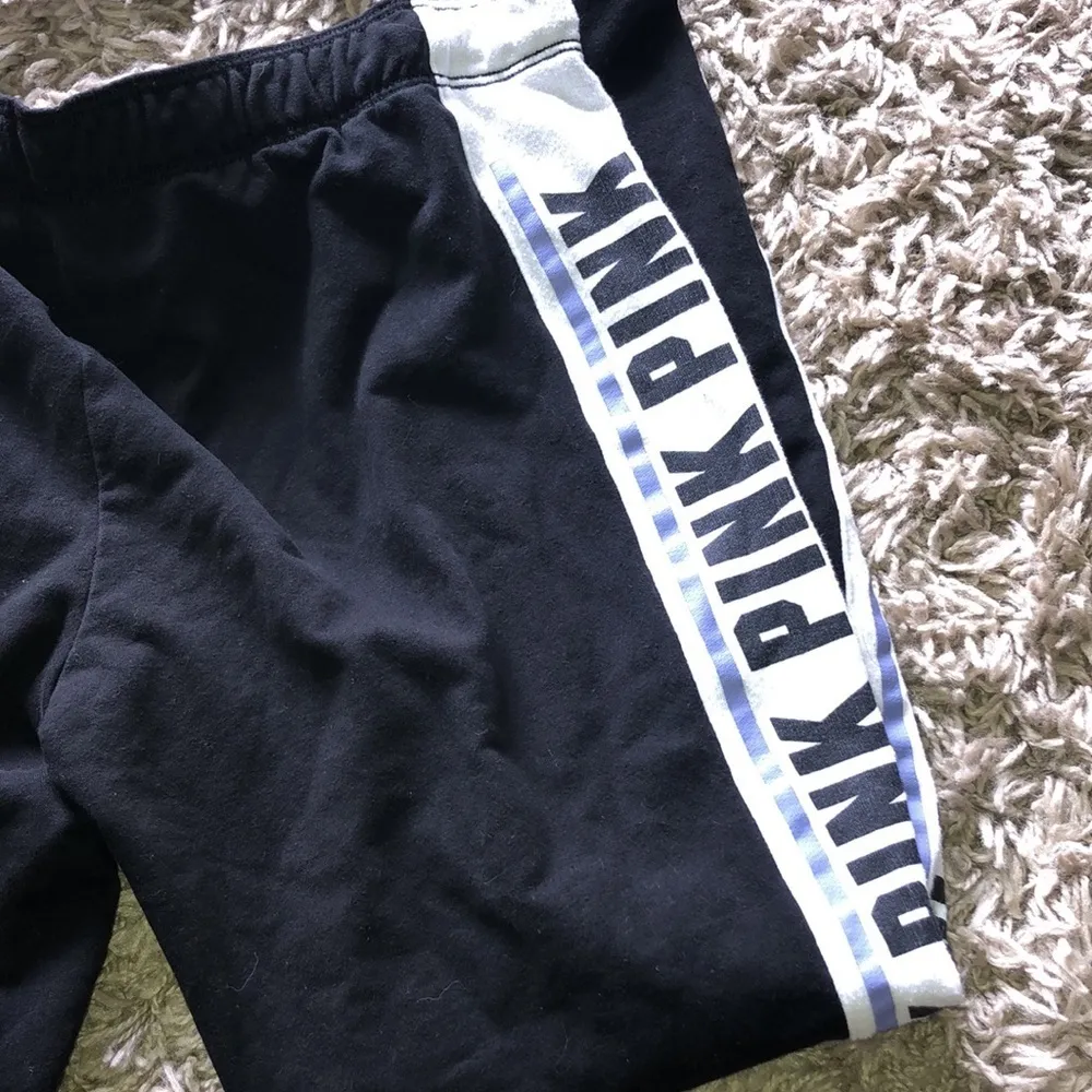 Pink Victoria’s Secret sweatpants joggers purple and black size medium - Image 5