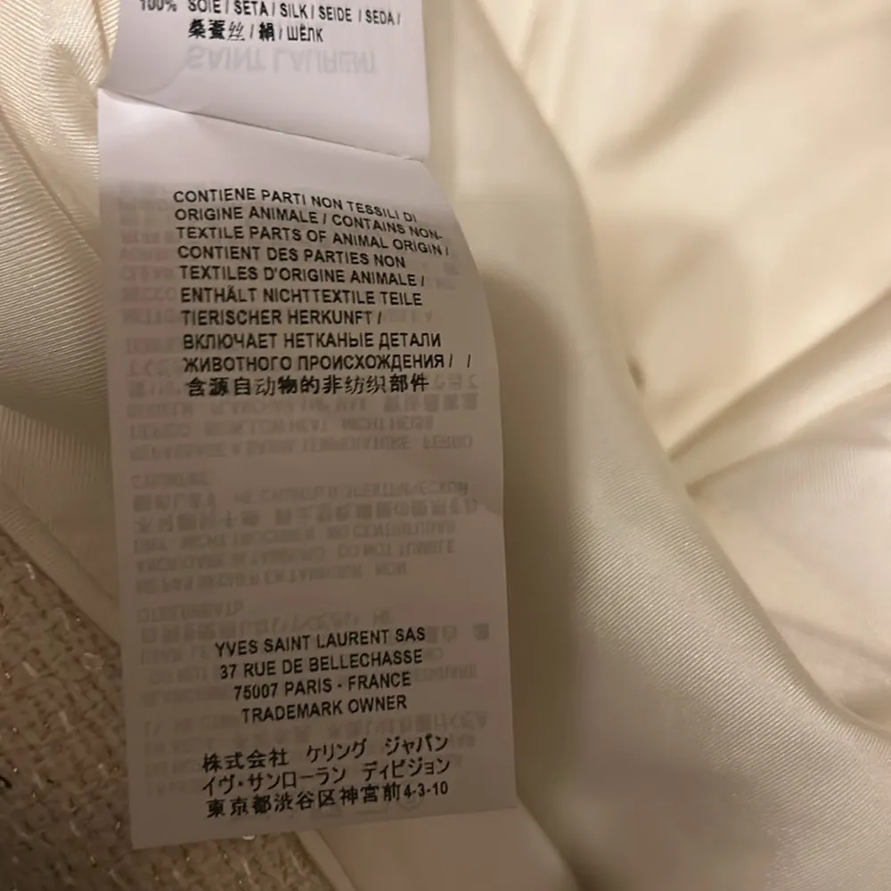 Saint Laurent Double-Breasted Sequin Wool Blender Blazer size FR42 - Image 5