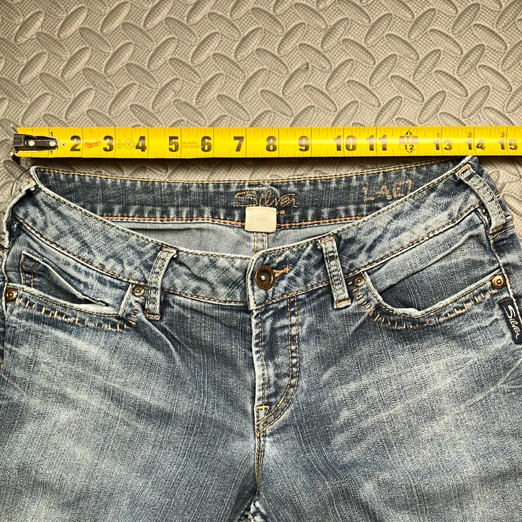 Silver‎ Jeans Light Blue Boot Cut Women's Jeans Size S - Image 7