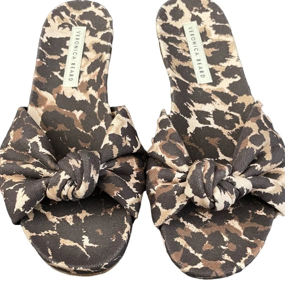 New VERONICA BEARD Etra Knot Slide Sandal In Splash 6 - Image 2