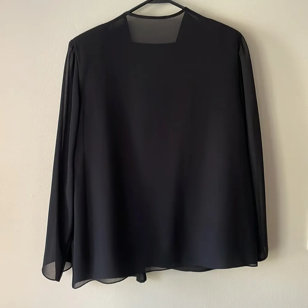 R & M Richard’s 2 Piece Blouse Sz16 New With Tags Beaded Sequins inner camisole - Image 9