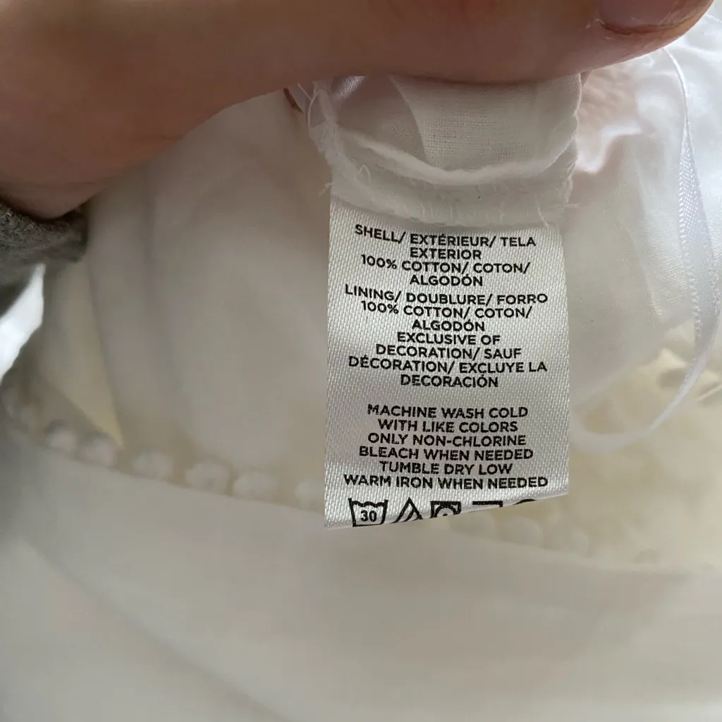 Ann Taylor White Bohemian Coastal Romantic Smocked 100% Cotton Maxi Dress size8P - Image 11