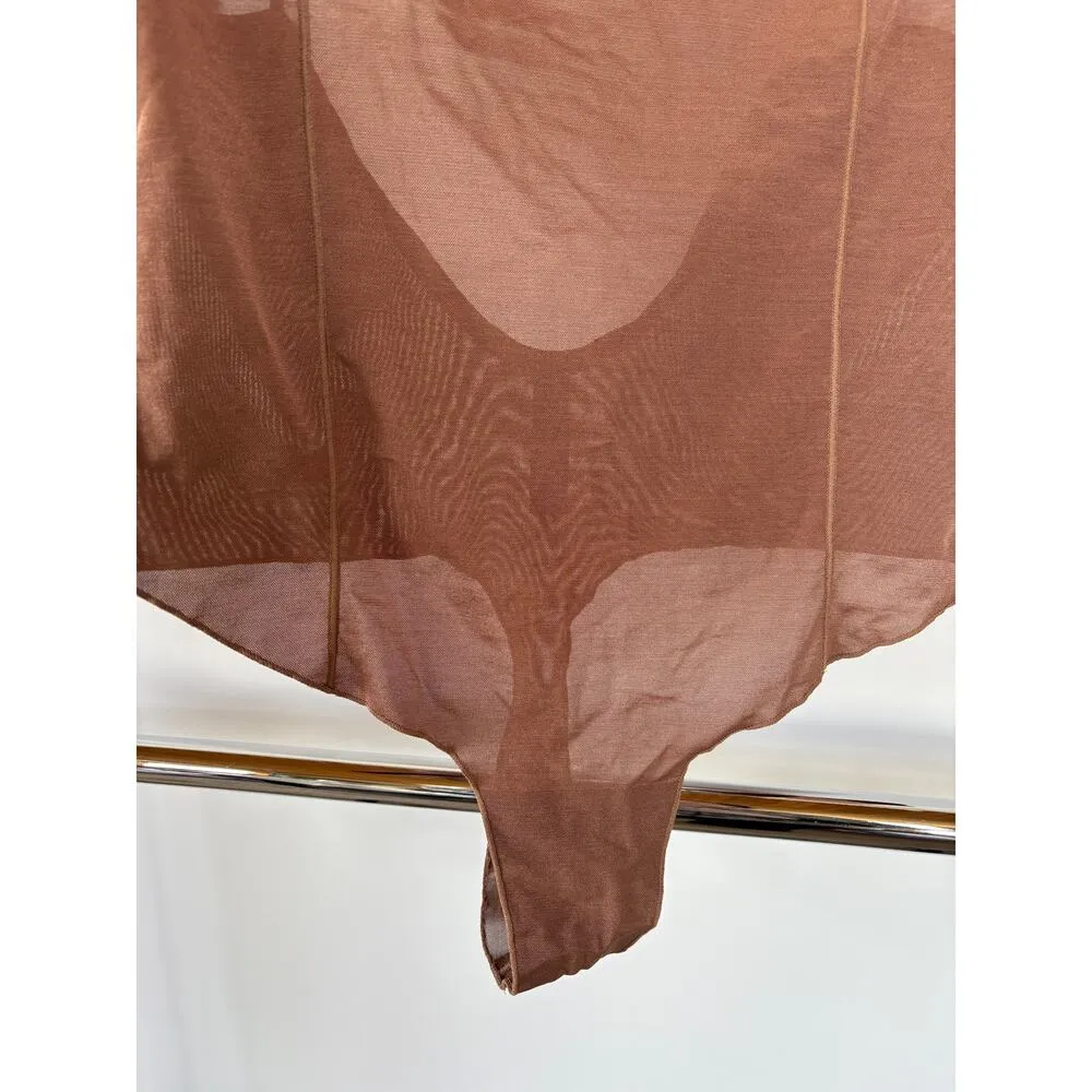 Skims Fits Everybody Cami Thong Bodysuit Dark Brown Basic Cocoa Lightweight 2X - Image 6