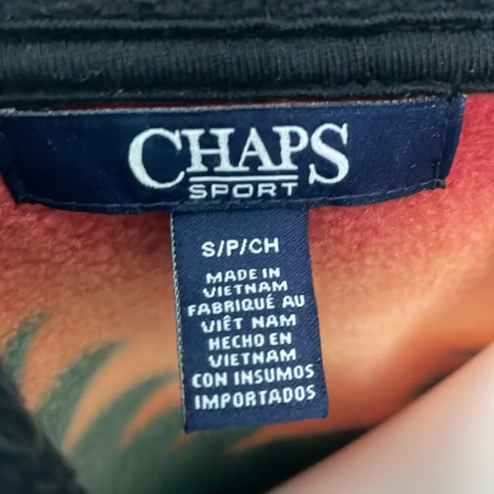 Chaps Ralph Lauren Southwestern Southwest Aztec Print Fleece Zipper Vest small - Image 6