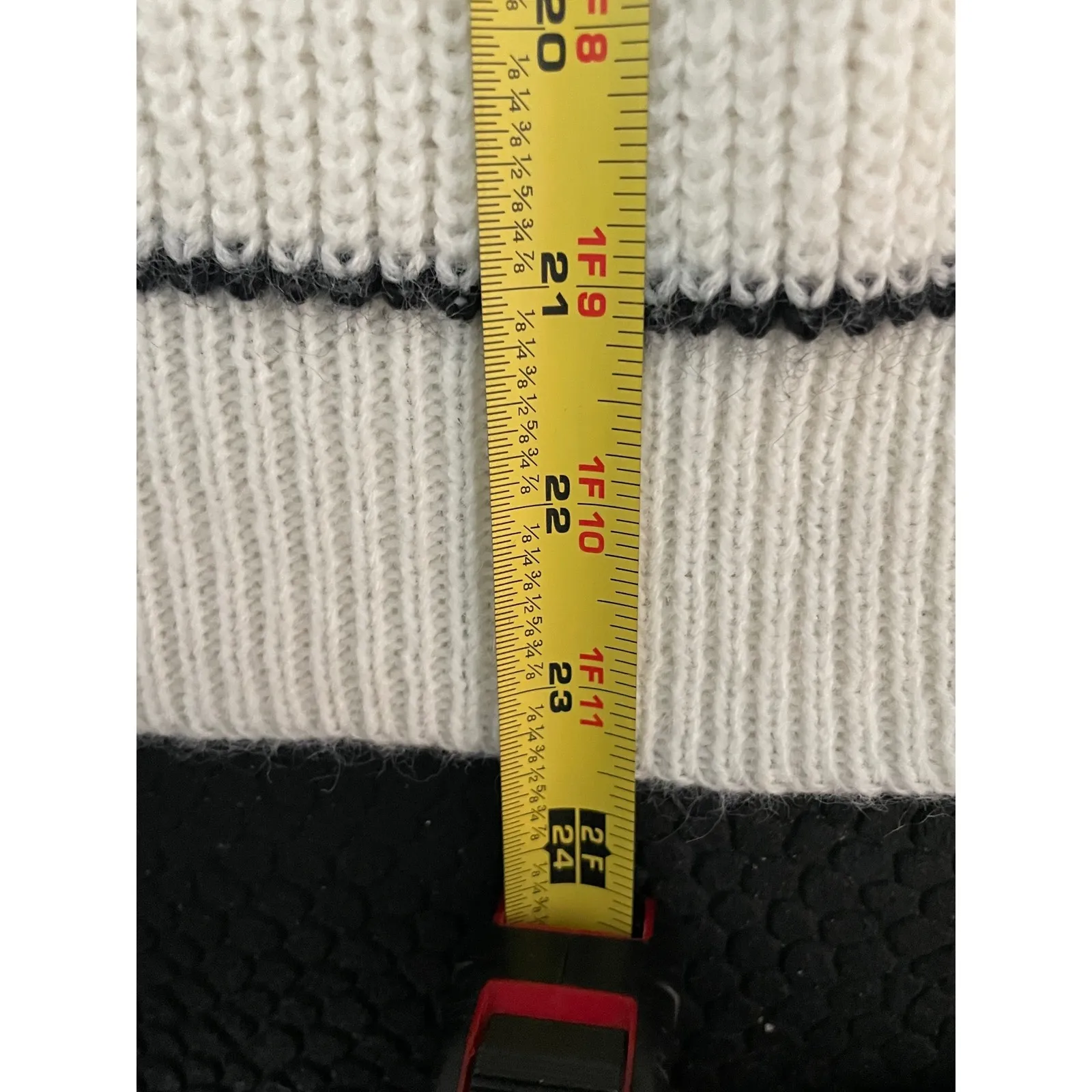 Golden Wings Striped Sweater Vest Sleeveless Knit Top Vintage 100%‎ Acrylic B11 Size L - Image 8