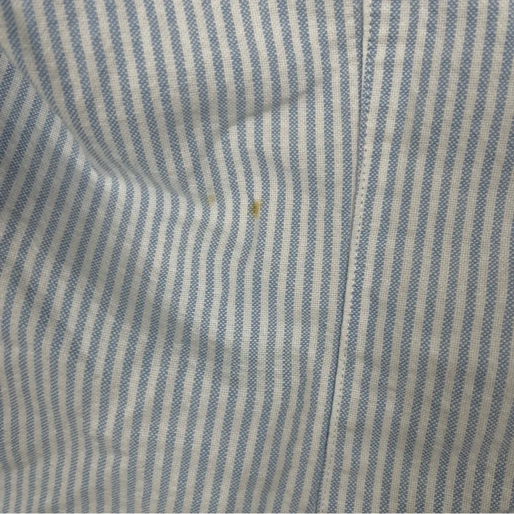 VINEYARD VINES Blue White Railroad Stripes Long Sleeves Button Shirt, Size 14 - Image 8