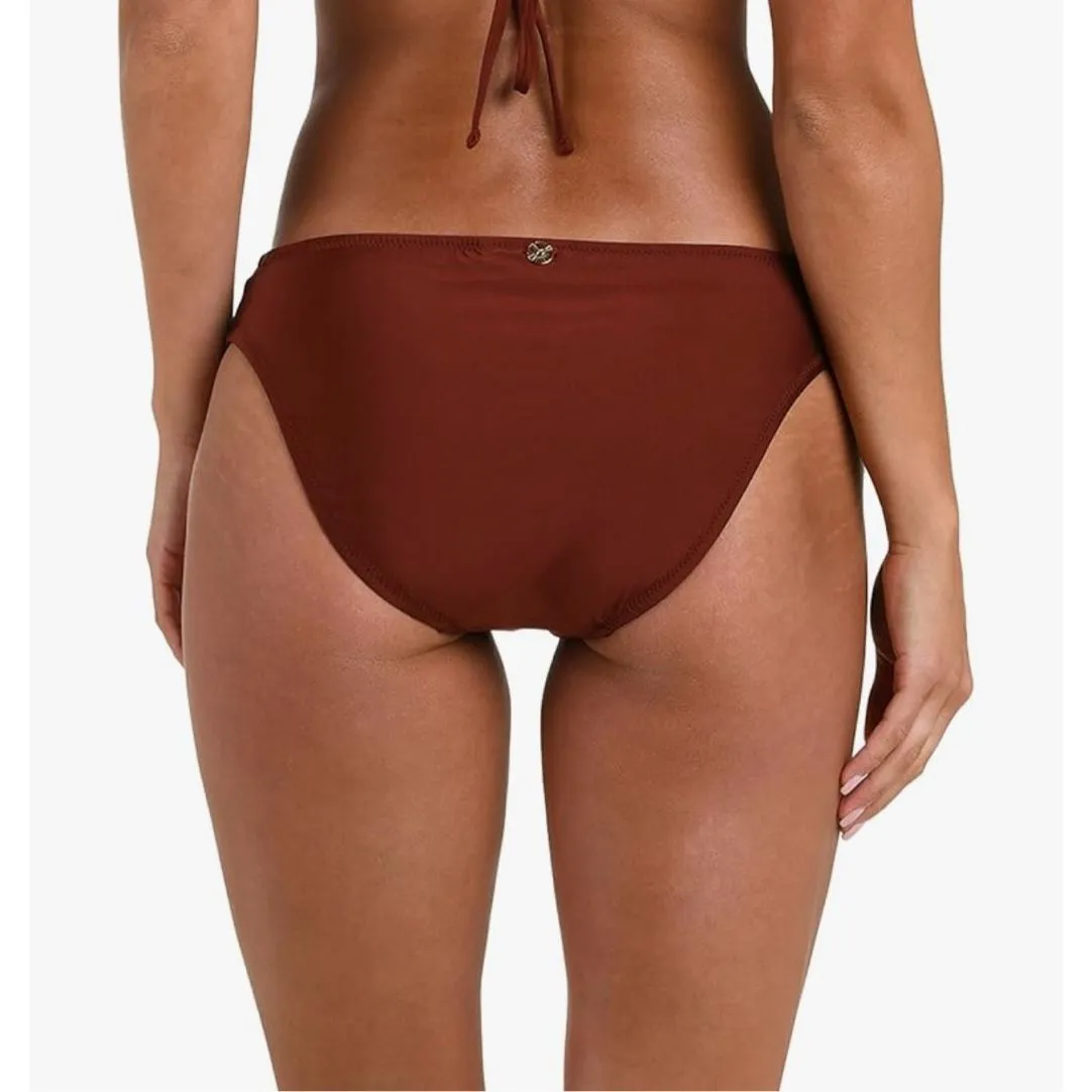 Sunshine 79 Womens Ring Sash Hipster Bikini Swimsuit Bottom Brown Size 12 - Image 2