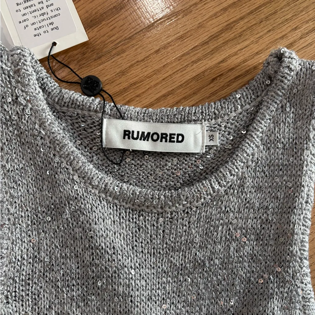 Rumored knit sparkly dress Size XS - Image 2