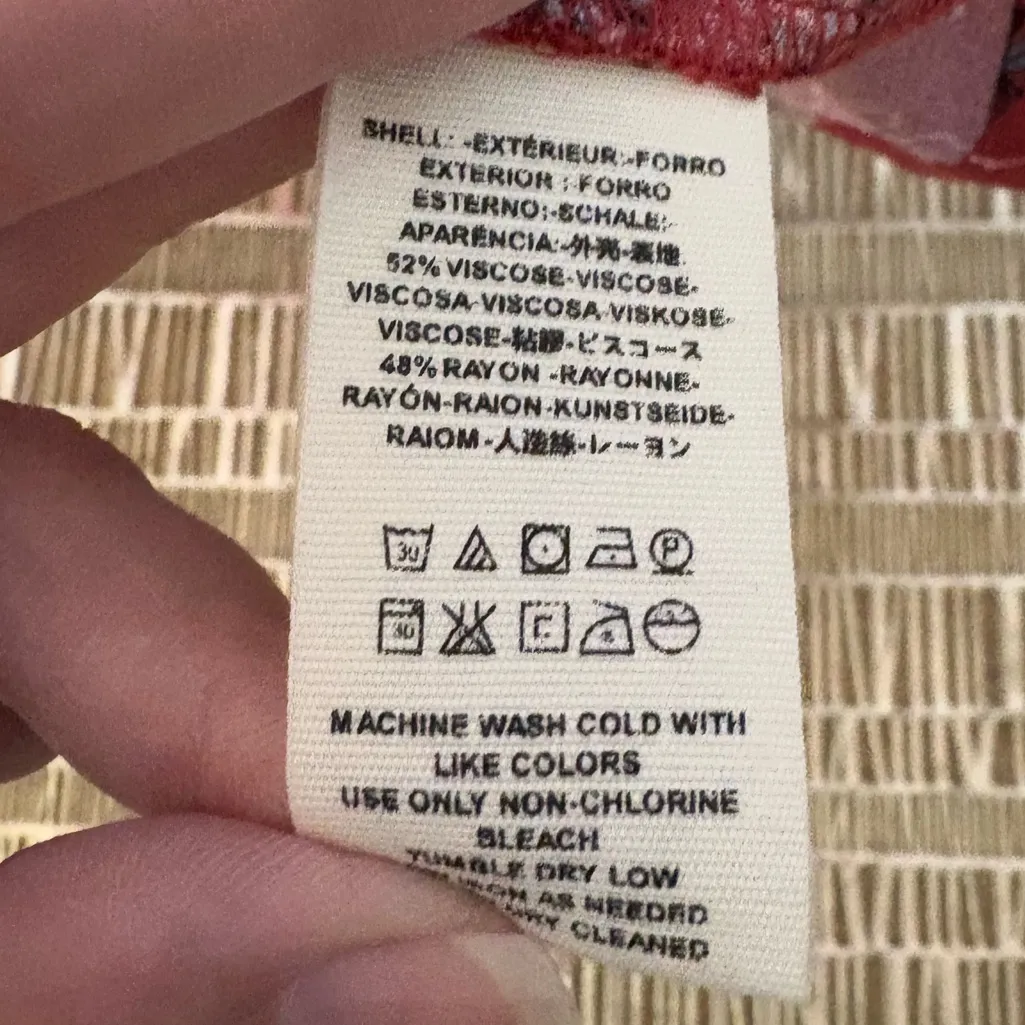 Free People Debby‎ Dot Romper in Red Combo Size Large - Image 10