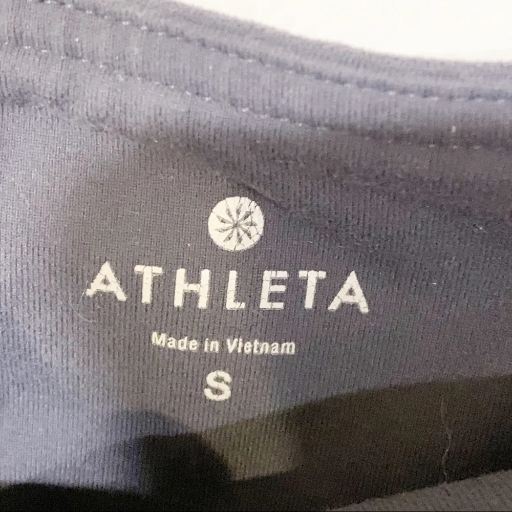 Athleta Womens Small Grey Chaturanga Cropped Athletic Workout Legging - Image 3