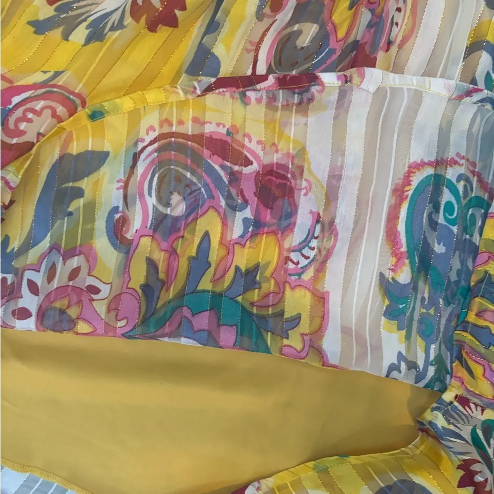 Boston Proper Surpice Paisley Blouston Dress Size XS NWOT - Image 4