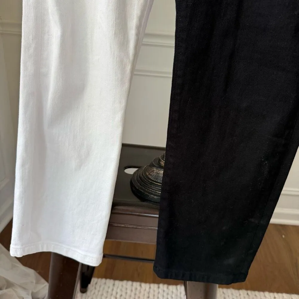 Revice Dream Fit 2 Tone Black White Duo Style Yin Yang Denim Jeans 28 - Image 4