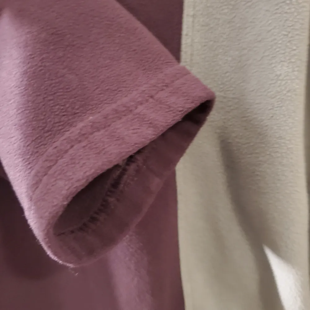 The North Face Plum Purple Gray Fleece Pullover M - Image 5