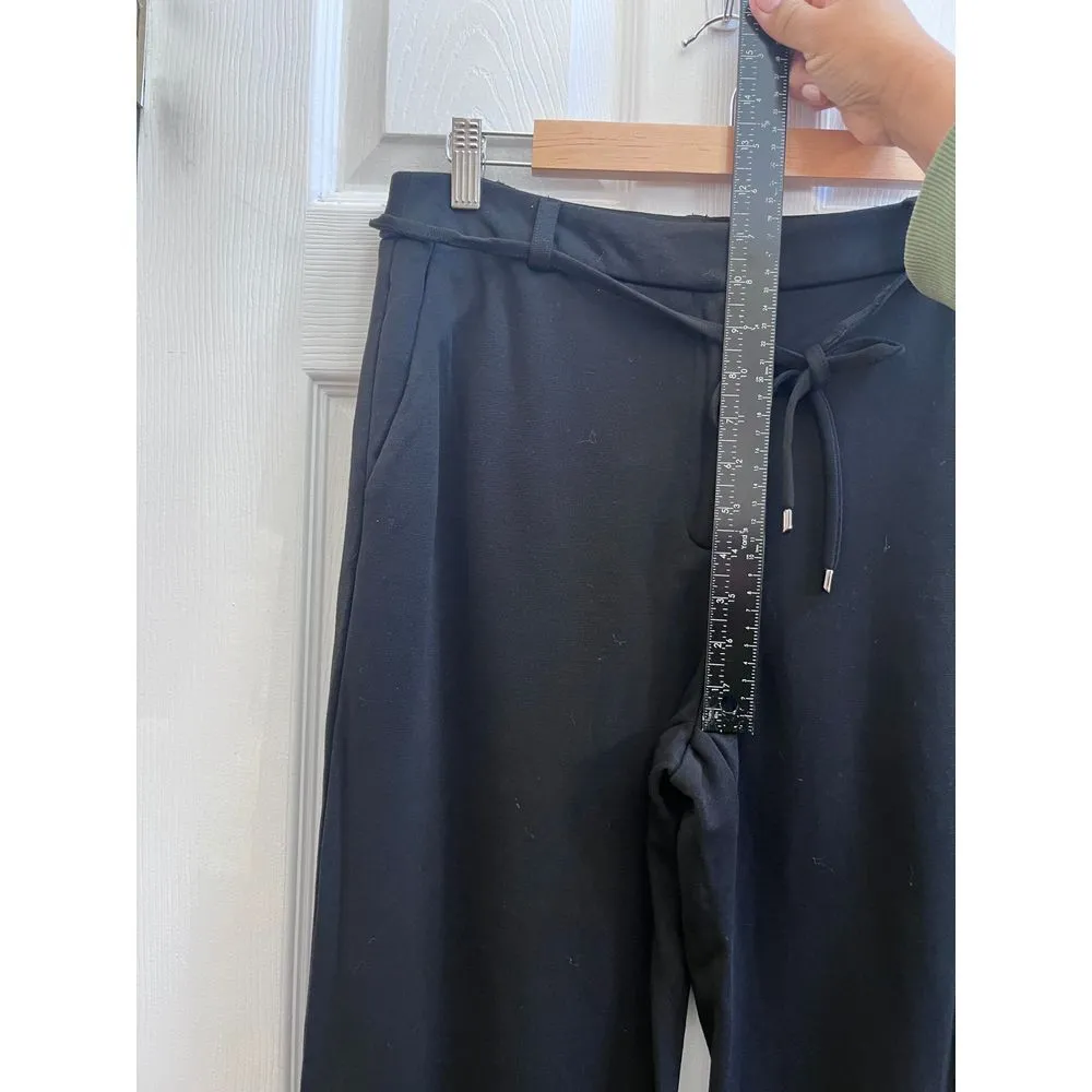 S.Oliver Charlotte Viscose Blend Black Ponte Knit Pants 30 Inch Inseam Size 10 - Image 10