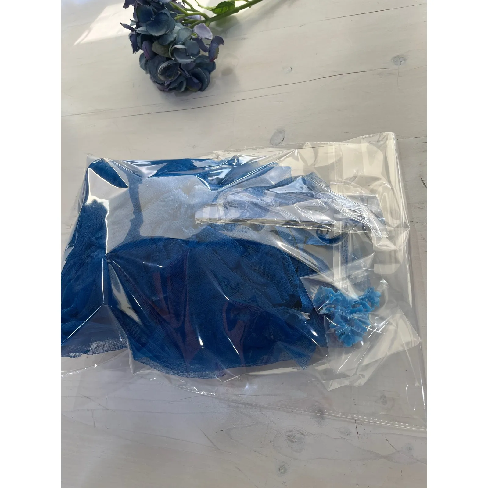 Spirit Costume Tutu Go Blue Medal Headband Hair Clips One Size color‎ war camp - Image 2