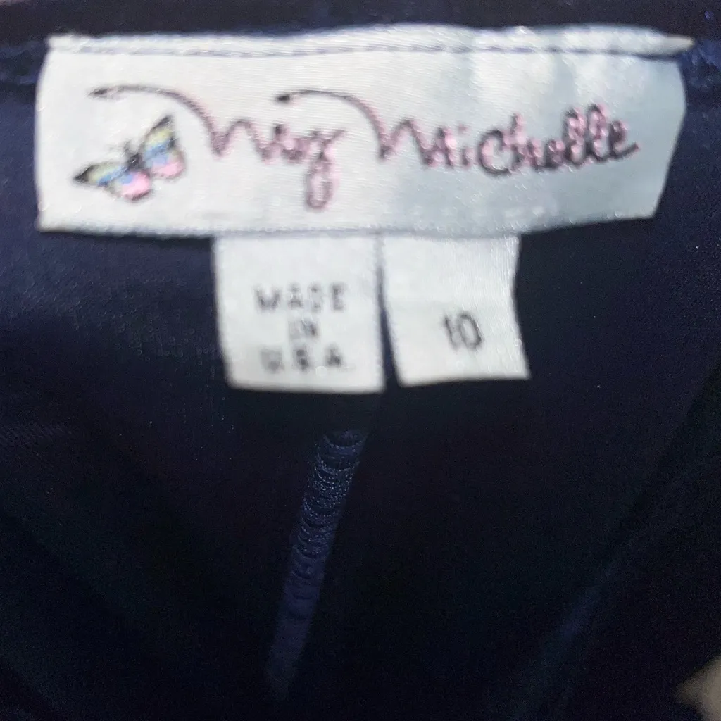 Vintage y2k early 2000s whimsigoth velvet dress Blue Size XS - Image 4