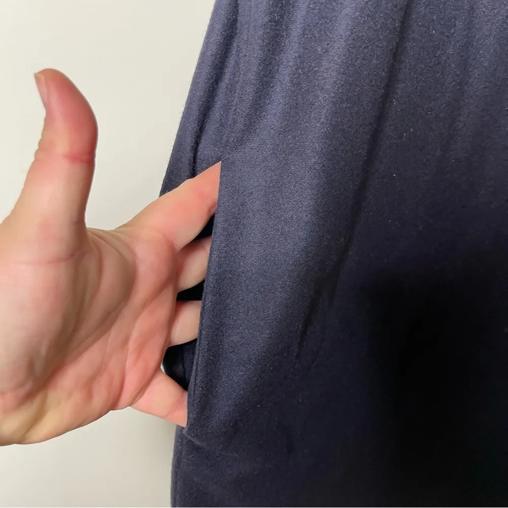 Proenza Schouler navy blue wool cashmere mini tee dress sz 4 - Image 5