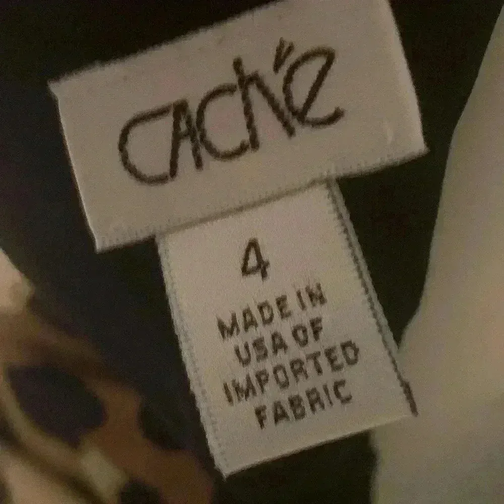 Cache  Animal Print Leopard Formal Dresses for Women’s Size 4. D11 - Image 11