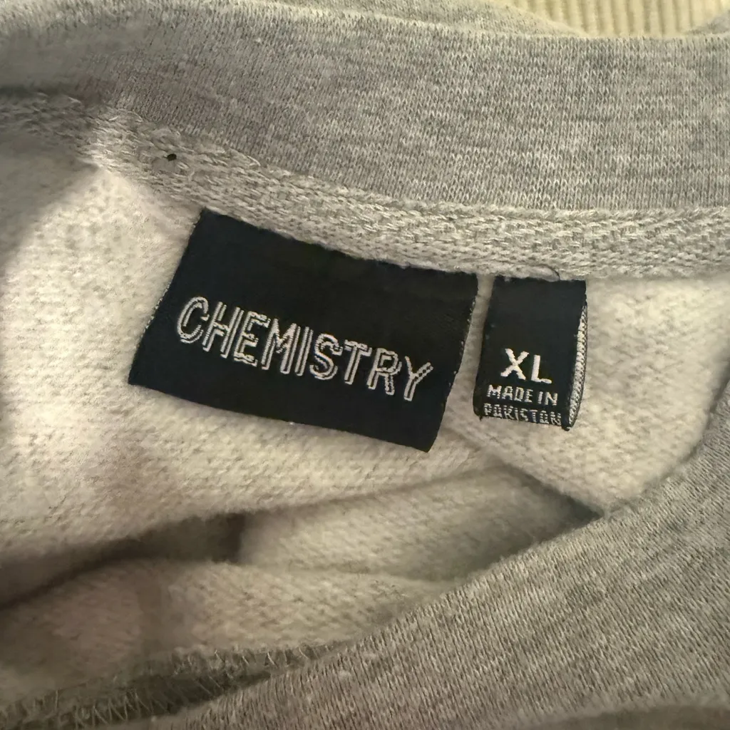 Chemistry Gray Mountain Time Ski Sweatshirt XL - Image 5