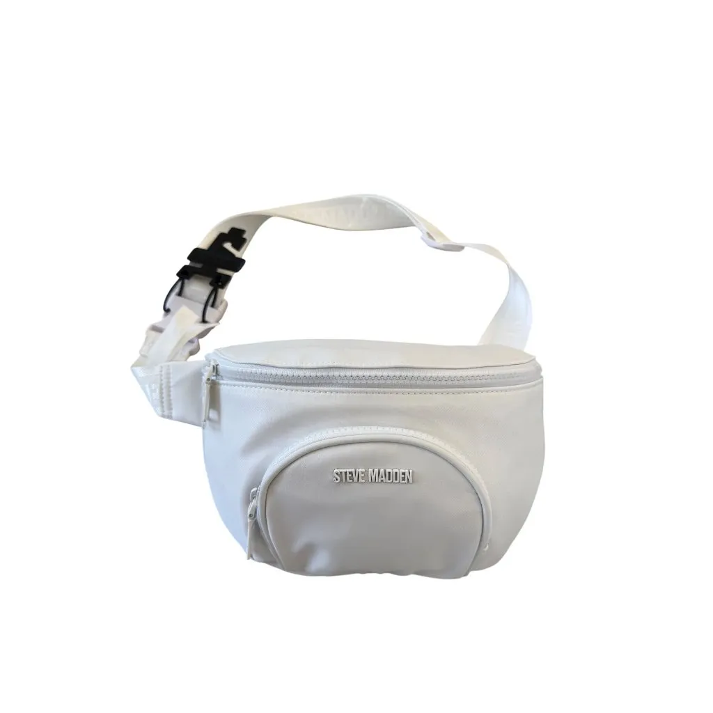 STEVE MADDEN White Nylon Fanny Pack Waist Bag NEW NWT - Image 3