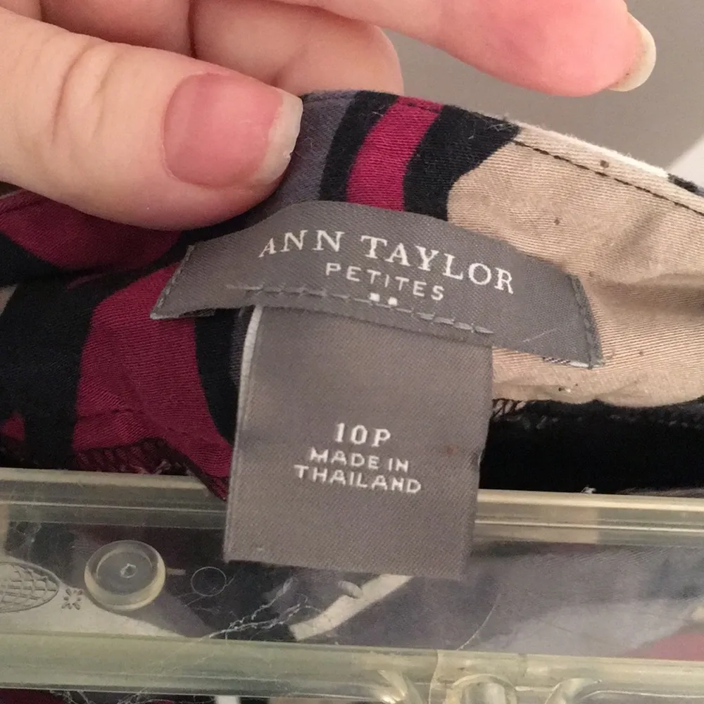 Ann Tayler geometric floral printed pocket skirt - Image 4