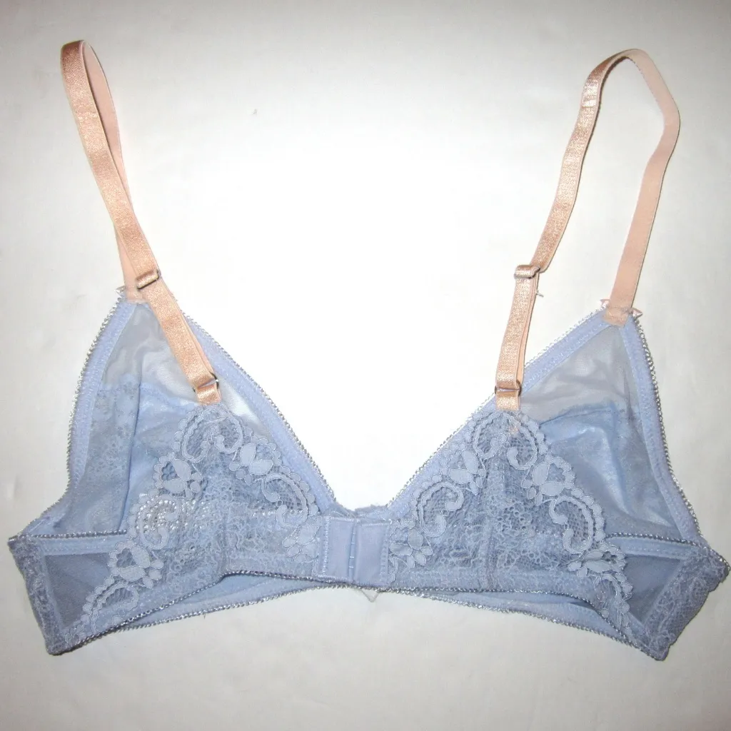 🆕 TOPSHOP Lot 3 sz 6 Blue Lilac Bralette Lace Bras‎ Bra Set New - Image 2