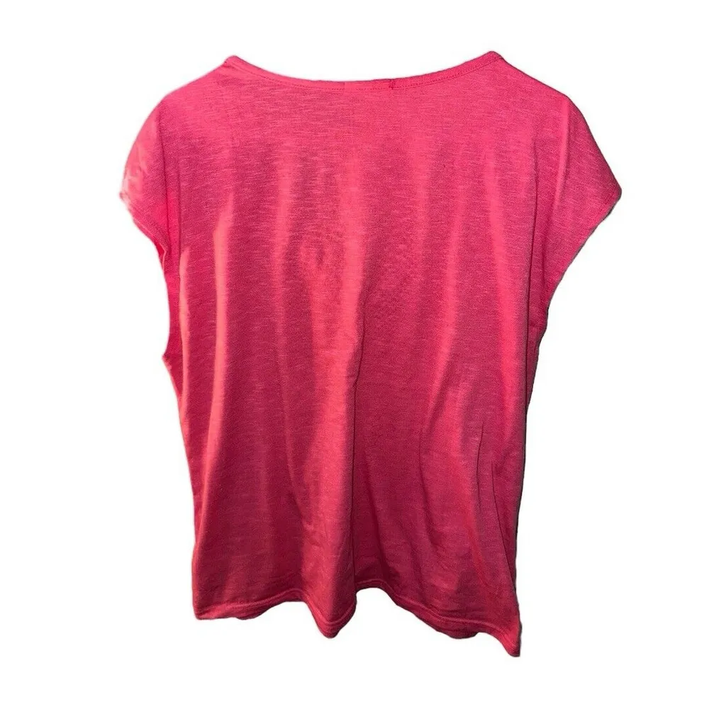 Zeagoo Women’s Summer Casual Vneck Cap Sleeve Guipure Lace Shirt Blouse - Image 4