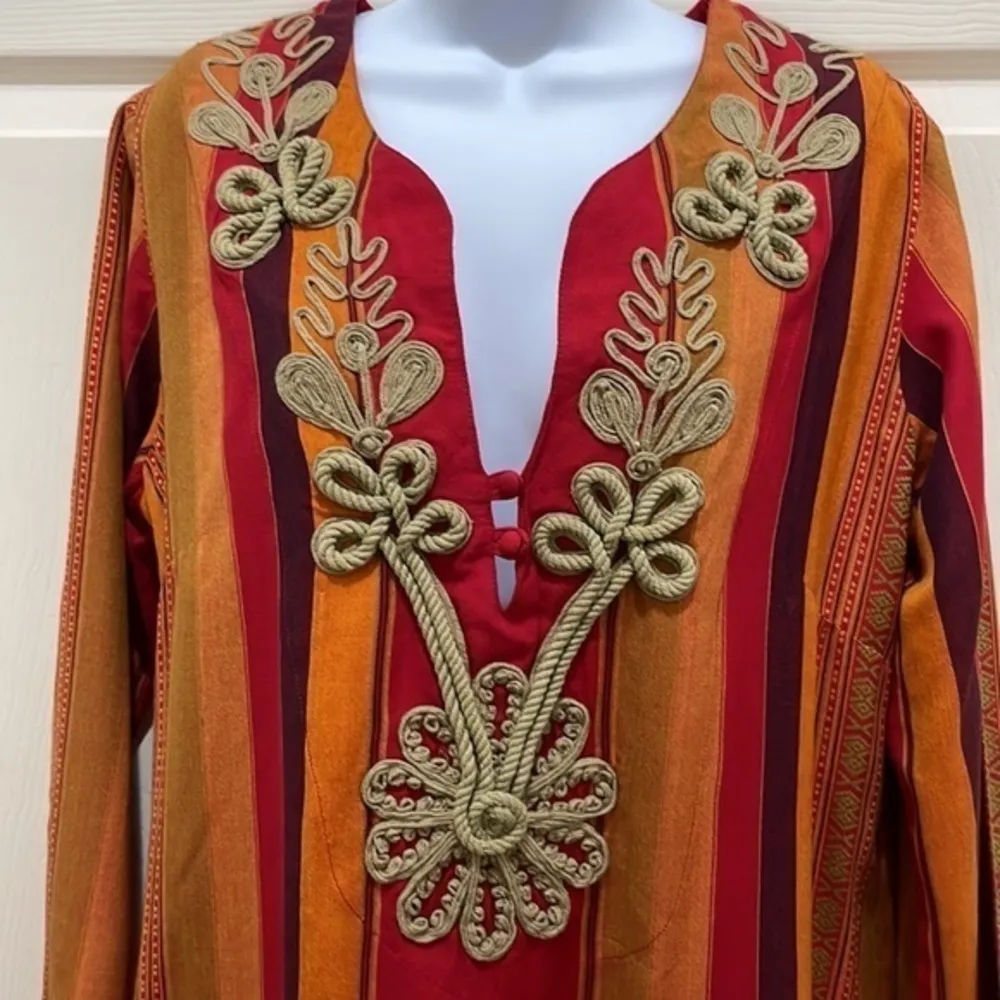 Soft Surroundings Striped Caftan - Image 3