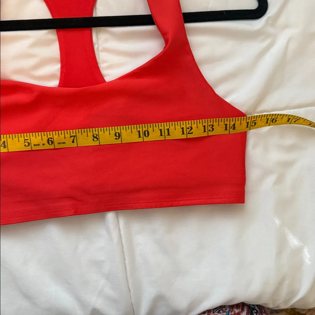 ALO AIRLIFT AIRLIFT ADVANTAGE RACERBACK BRA Red, Size L - Image 6