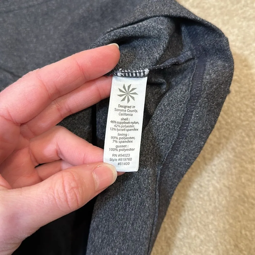 Athleta Sweet Sport Skort Built-in Shorts Gray Pocket Women Size Small - Image 8