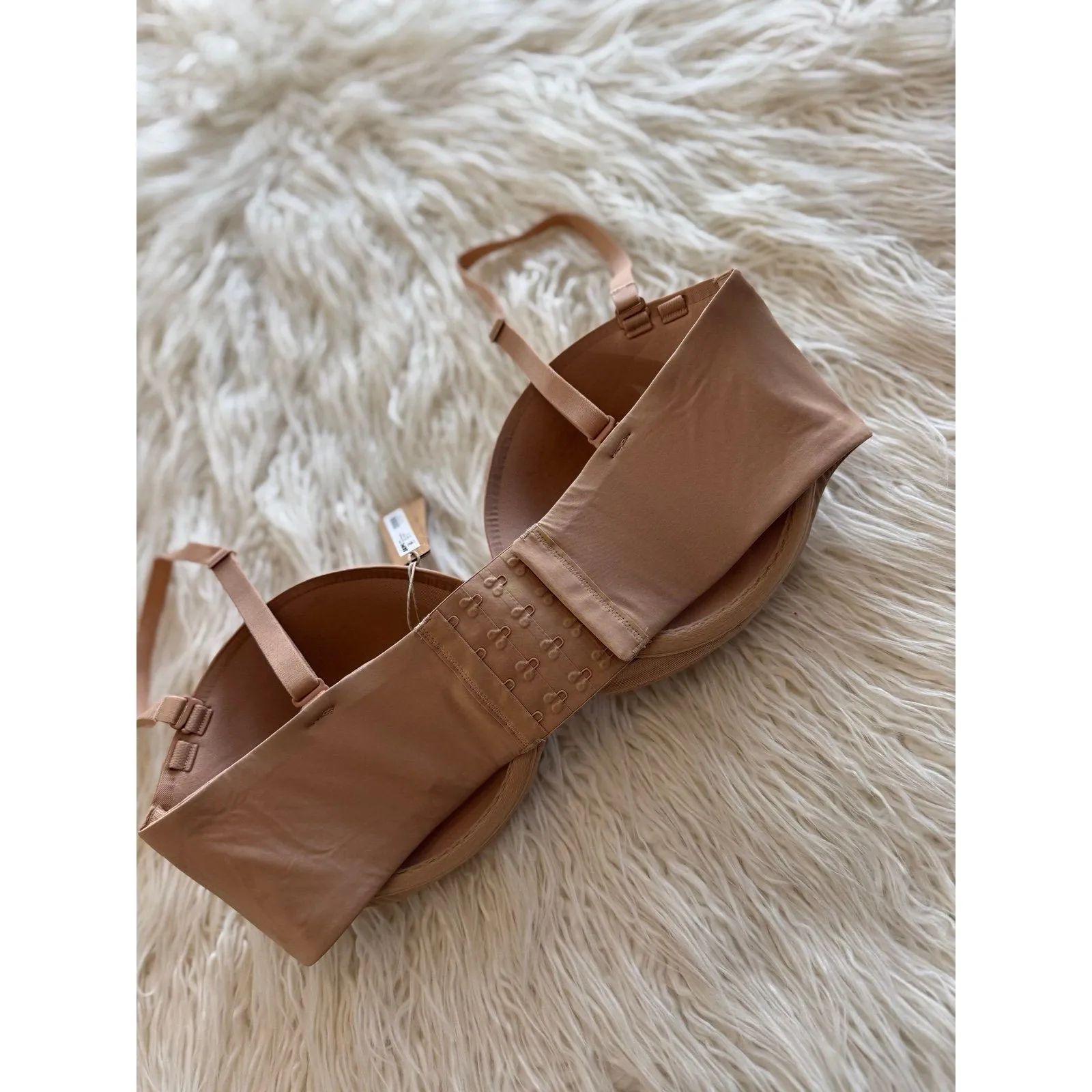 Skims Ultimate Push Up Strapless Bra Clay Size 36D - Image 6