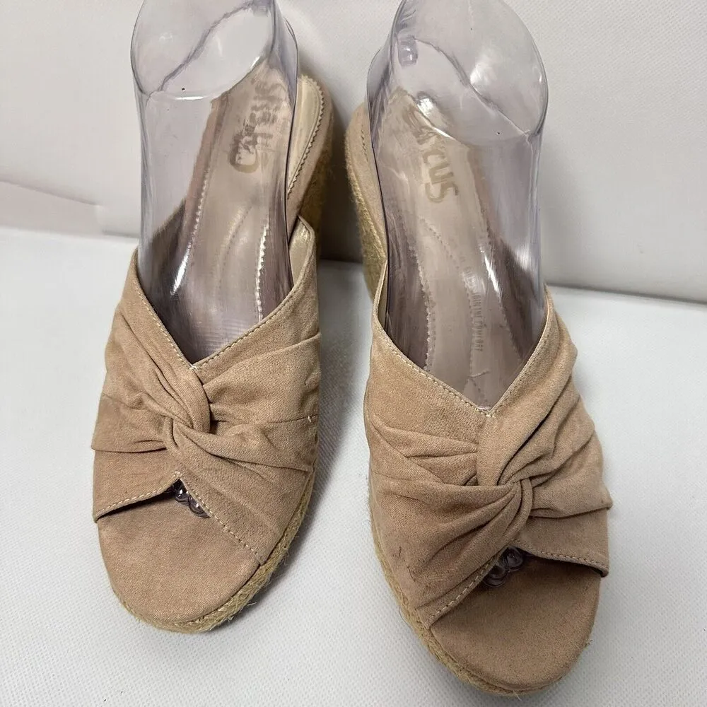 Circus by Sam Edelman sandals Womens 9 Bea Espadrille Wedge Open toe shoes - Image 3