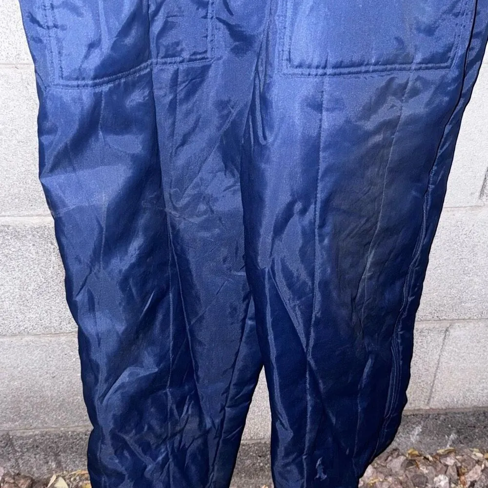 Vintage MIDWEST TRADERS Overalls Coveralls Snowsuit Large XL XXL Blue - Image 12