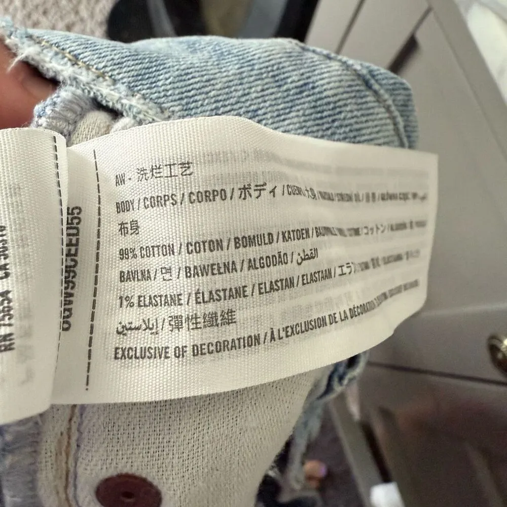 Abercrombie & Fitch Women’s 36 The Mom Shorts Mid Rise - Image 5