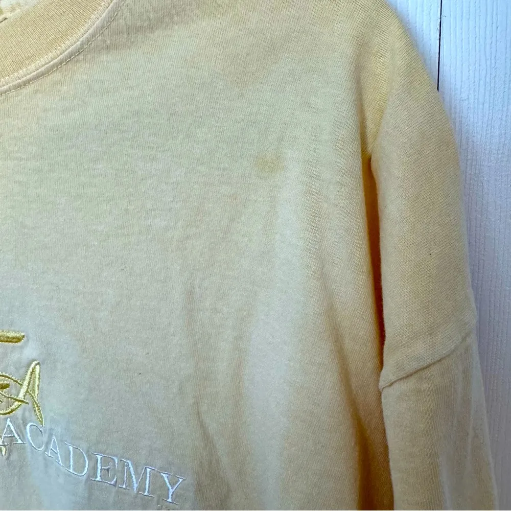 Vintage Air Force Academy Embroidered Yellow T - Image 6