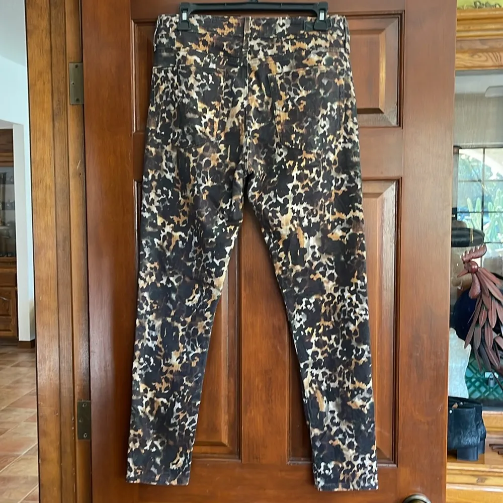 AG Adriano Goldschmied Women's Printed Sateen Farrah Skinny Ankle size 30 - Image 7