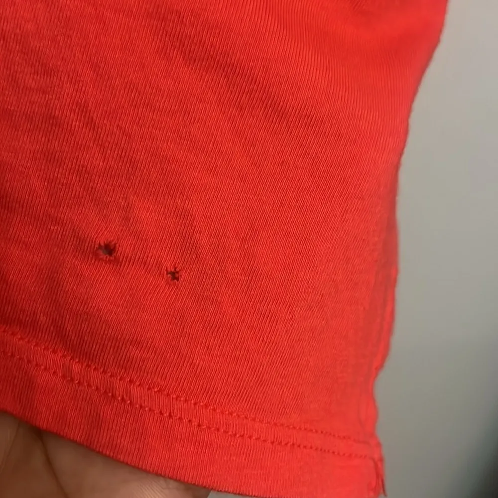 Michael Kors cold shoulder top Large Bright Coral - Image 6