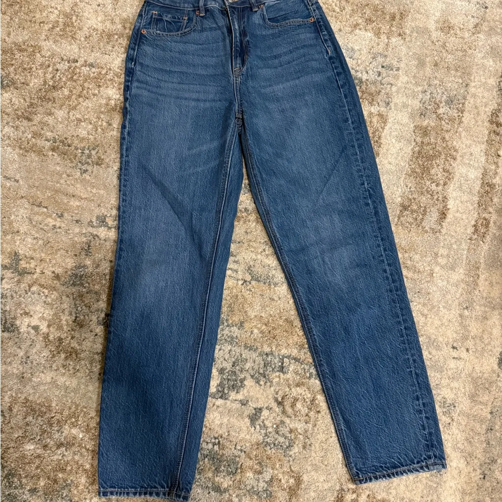 American Eagle Outfitters Blue Straight Leg Jeans - Image 8
