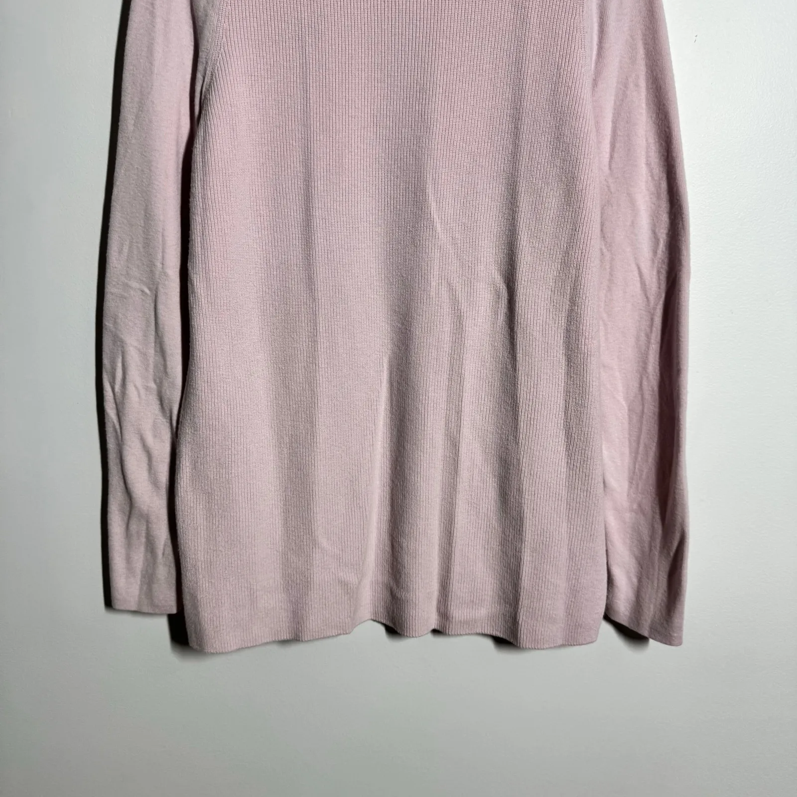 Lululemon Sweater Men M Light Pink Cotton Nylon Blend Crewneck Pullover Preepy - Image 5