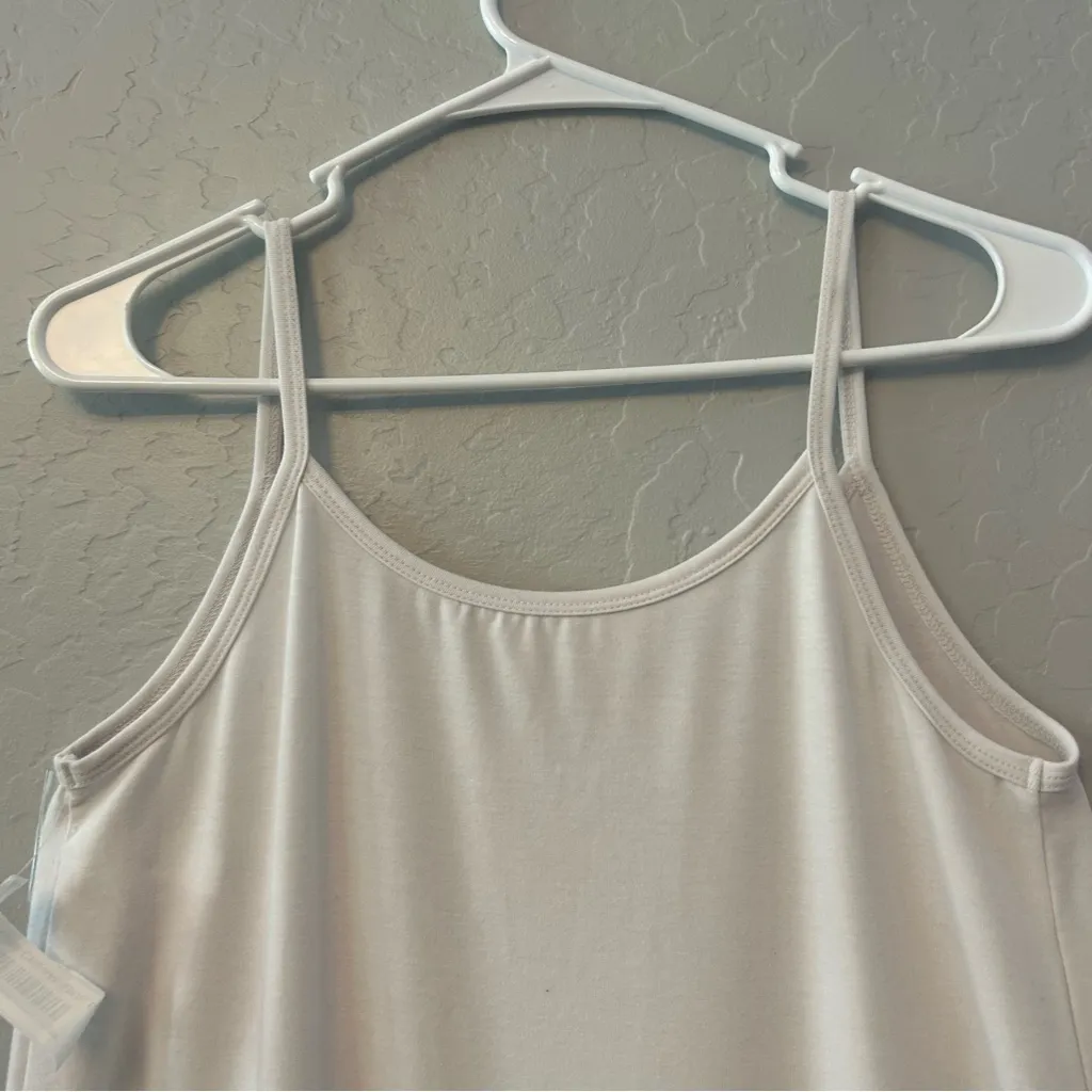 ⭐️Zenana white somewhere sunny reversible tank top new size small - Image 8