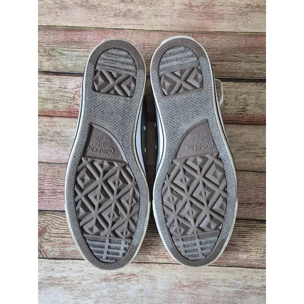 Converse Chuck Taylor All Star Unisex Low Top Charcoal Gray Tennis Shoes M 6 W 8 - Image 8