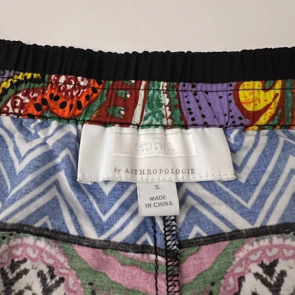 Anthropologie Ett Twa Wynnewood Shorts elastic waist S - Image 4