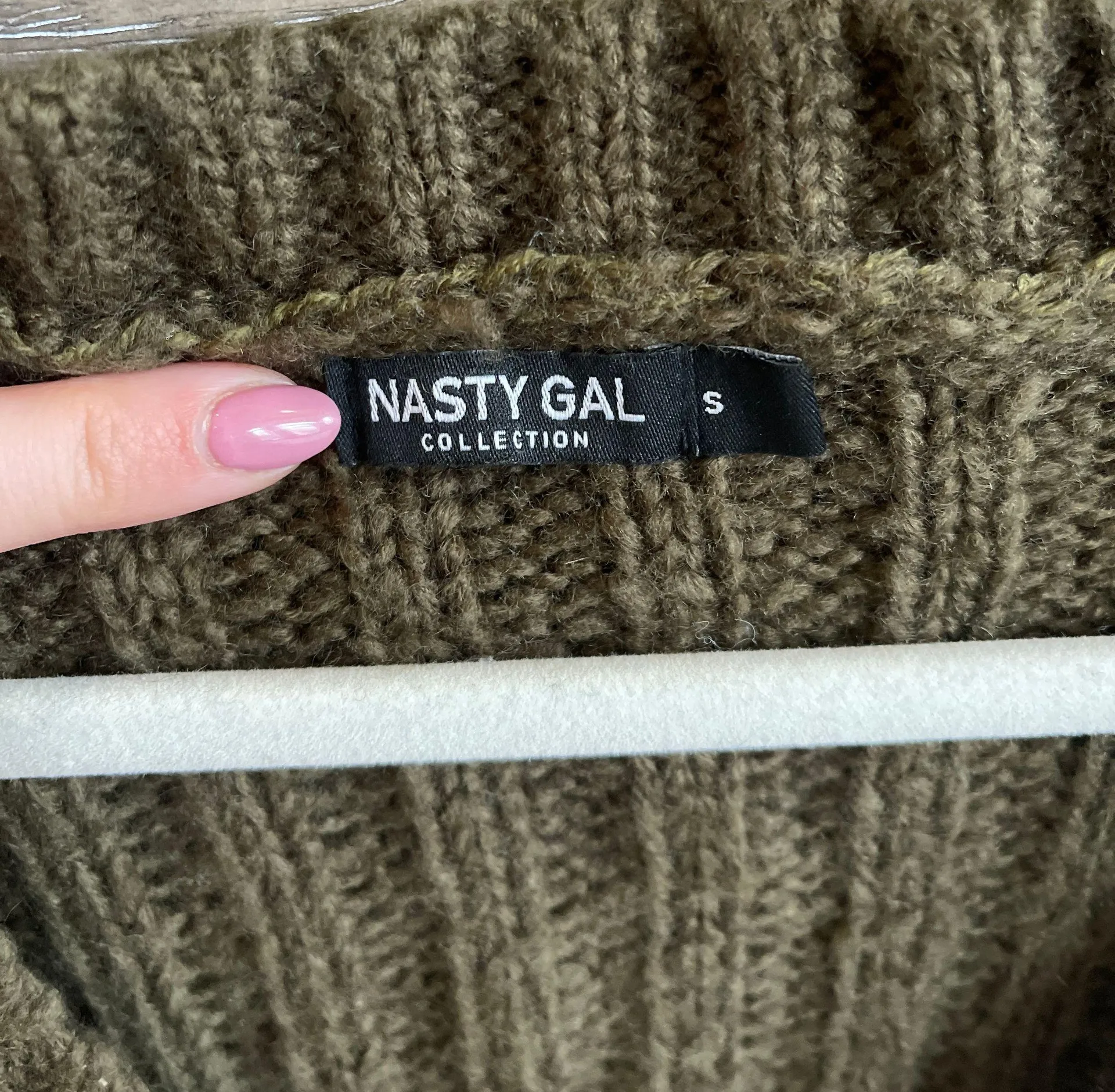 Oversized Knit Sweater - Image 3