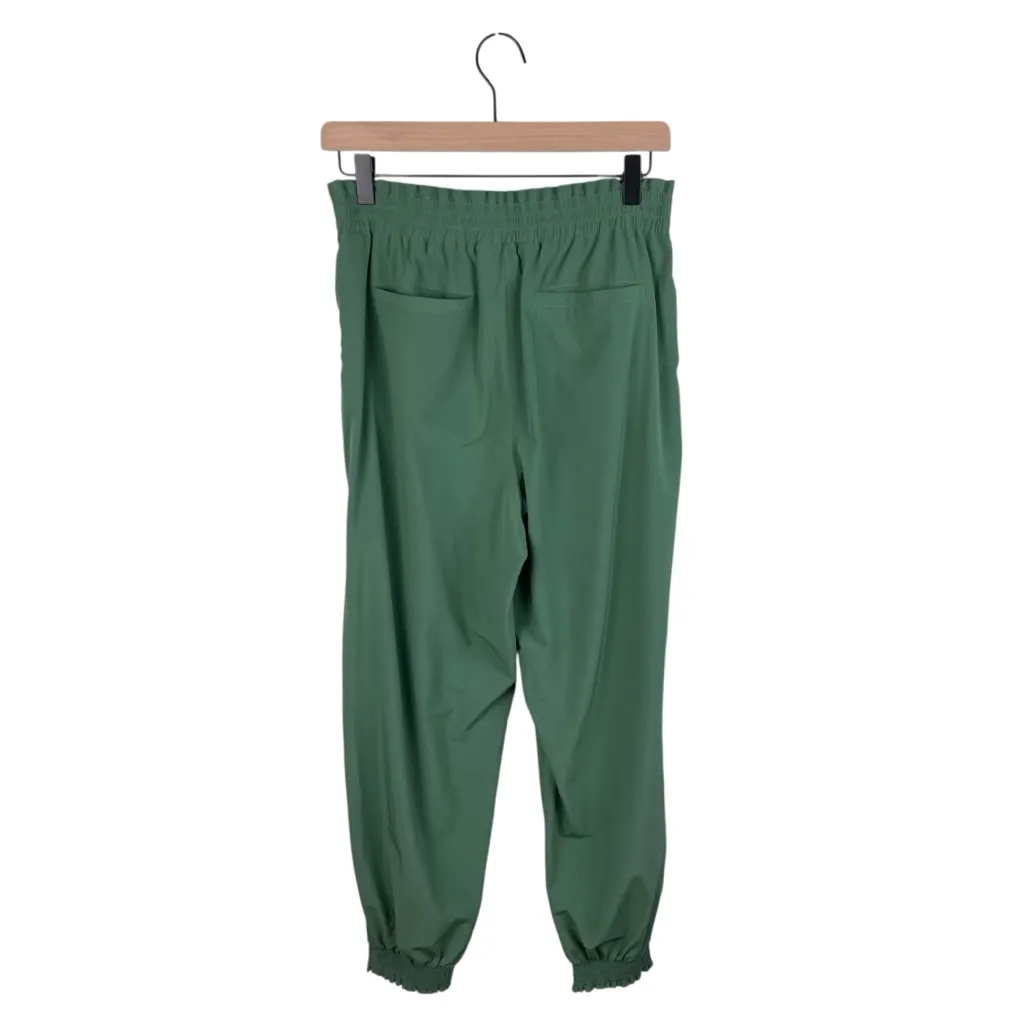Athleta Savannah Jogger in Vineyard Green Women's Size 6 Paperbag Waist Sleek - Image 3
