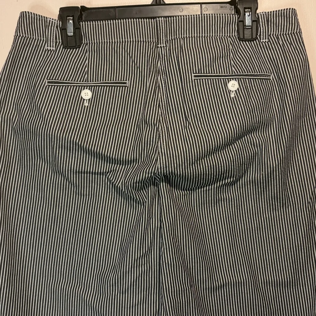 Talbots- The Deck Pant Striped Wide Leg Crop Nautical Vacation Pants- Size 8 - Image 6