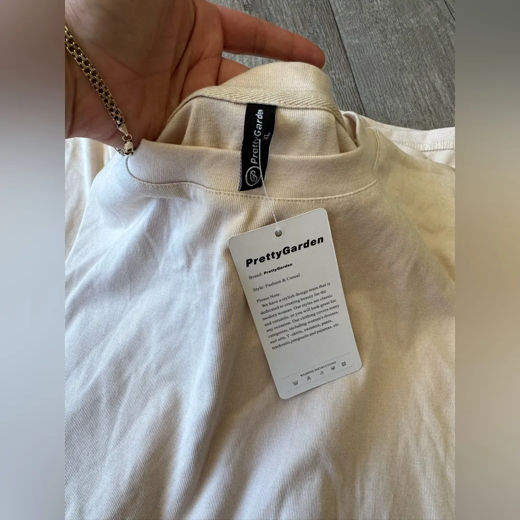 PrettyGarden Cream Lounge Set - Image 7