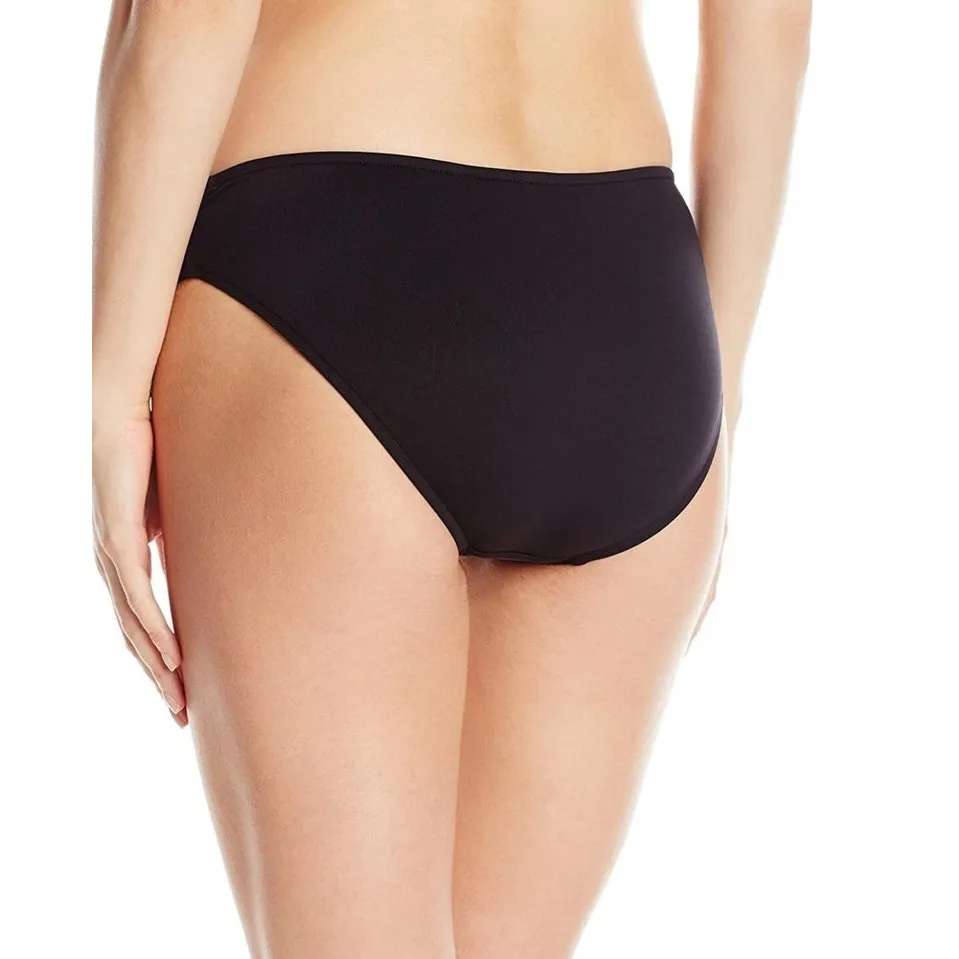 Seafolly Australia Collective Twist Band Hipster Nylon Black Swim Bikini Size 12 - Image 2