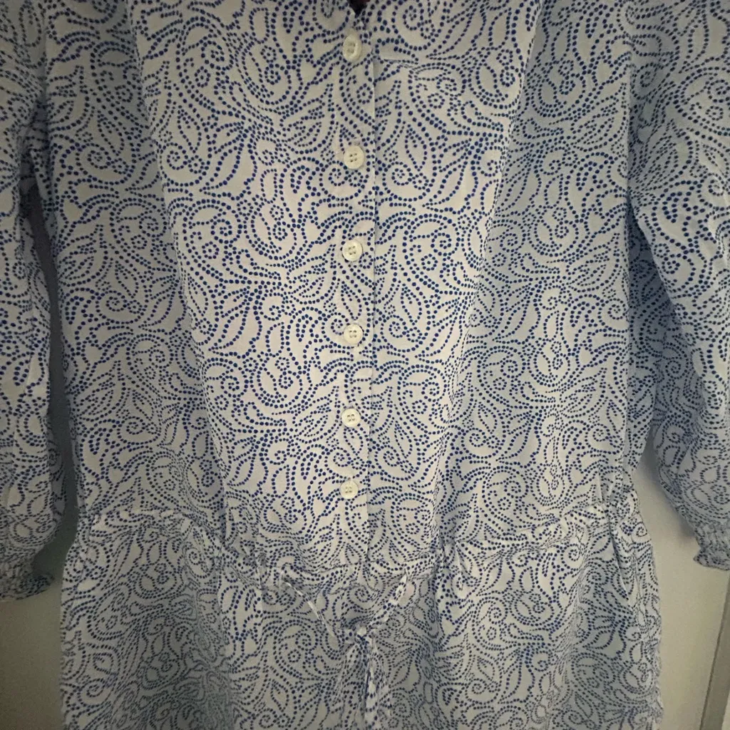 Romper size 2 by Eliane Rose.
Summer ready. 
Pull on and go. Shorty! 
Blue,green - Image 7