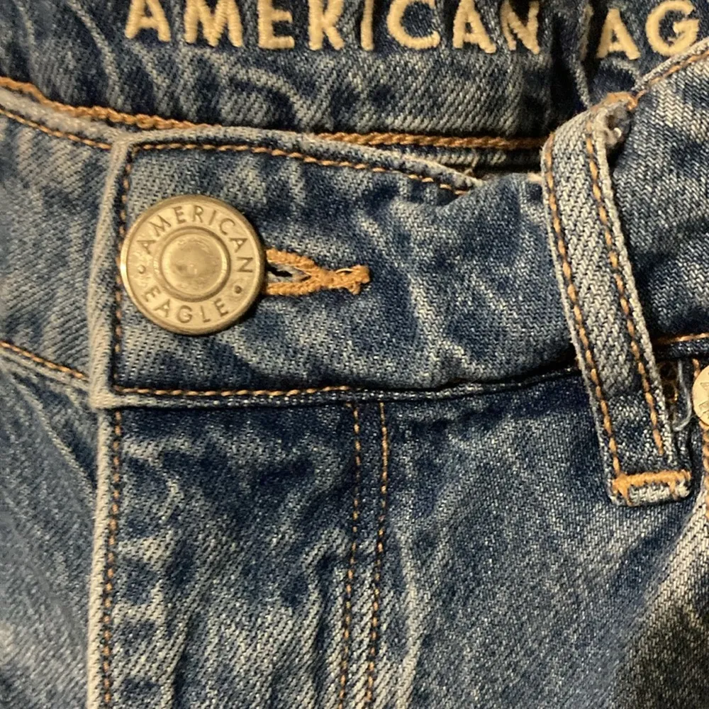 American Eagle Outfitters TomGirl Women’s Size US 8 Regular Blue Distressed Jean - Image 6